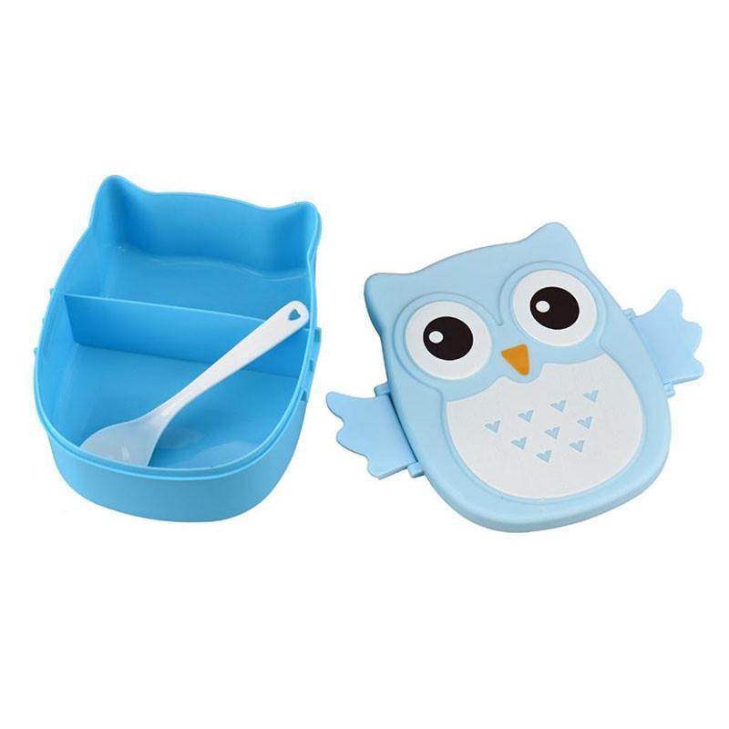 Owl Shape Kids Lunch Box Microwave Safe