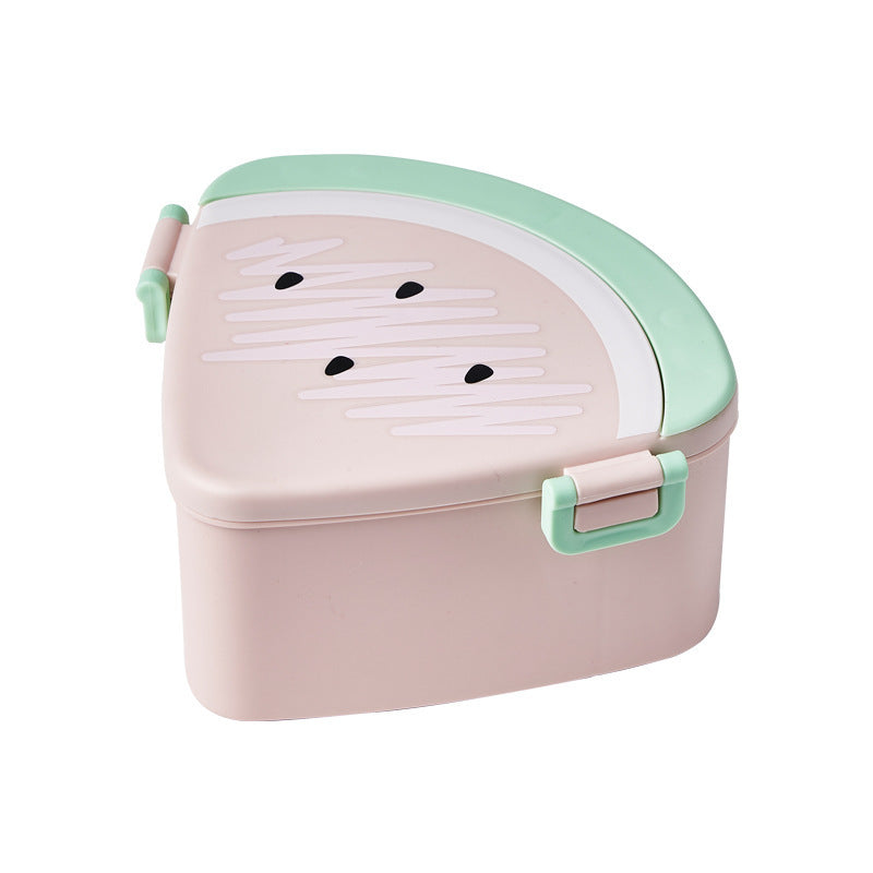 Watermelon Shaped Lunch Box With Compartments