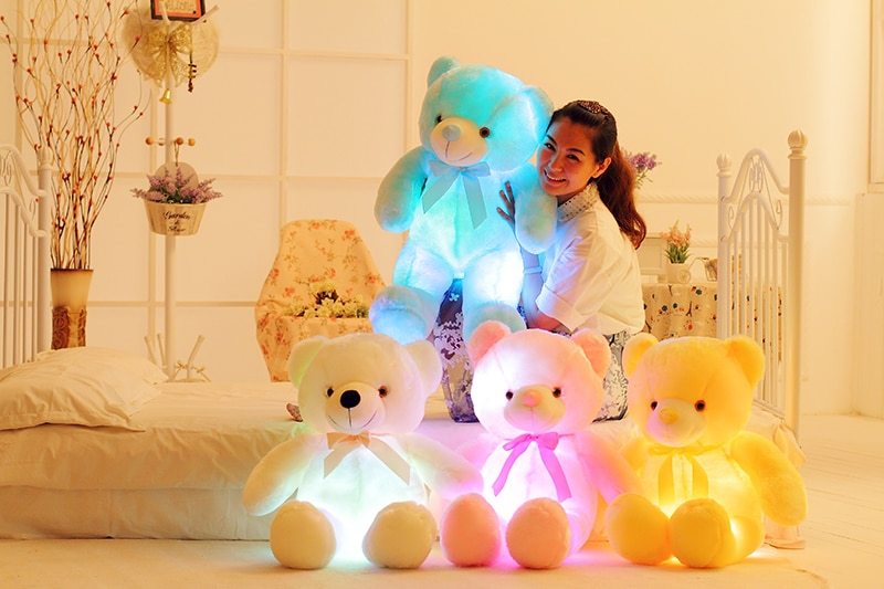 Creative Light Up LED Stuffed Teddy Bear