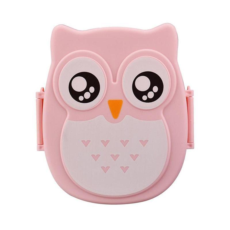 Owl Shape Kids Lunch Box Microwave Safe