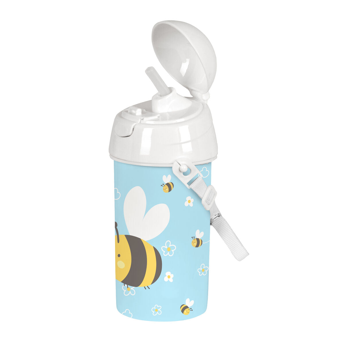 Water bottle Safta Abeja Light Blue PVC (500 ml)