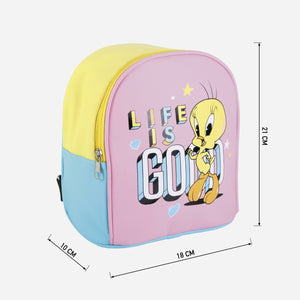 School Backpack Looney Tunes Multicolor