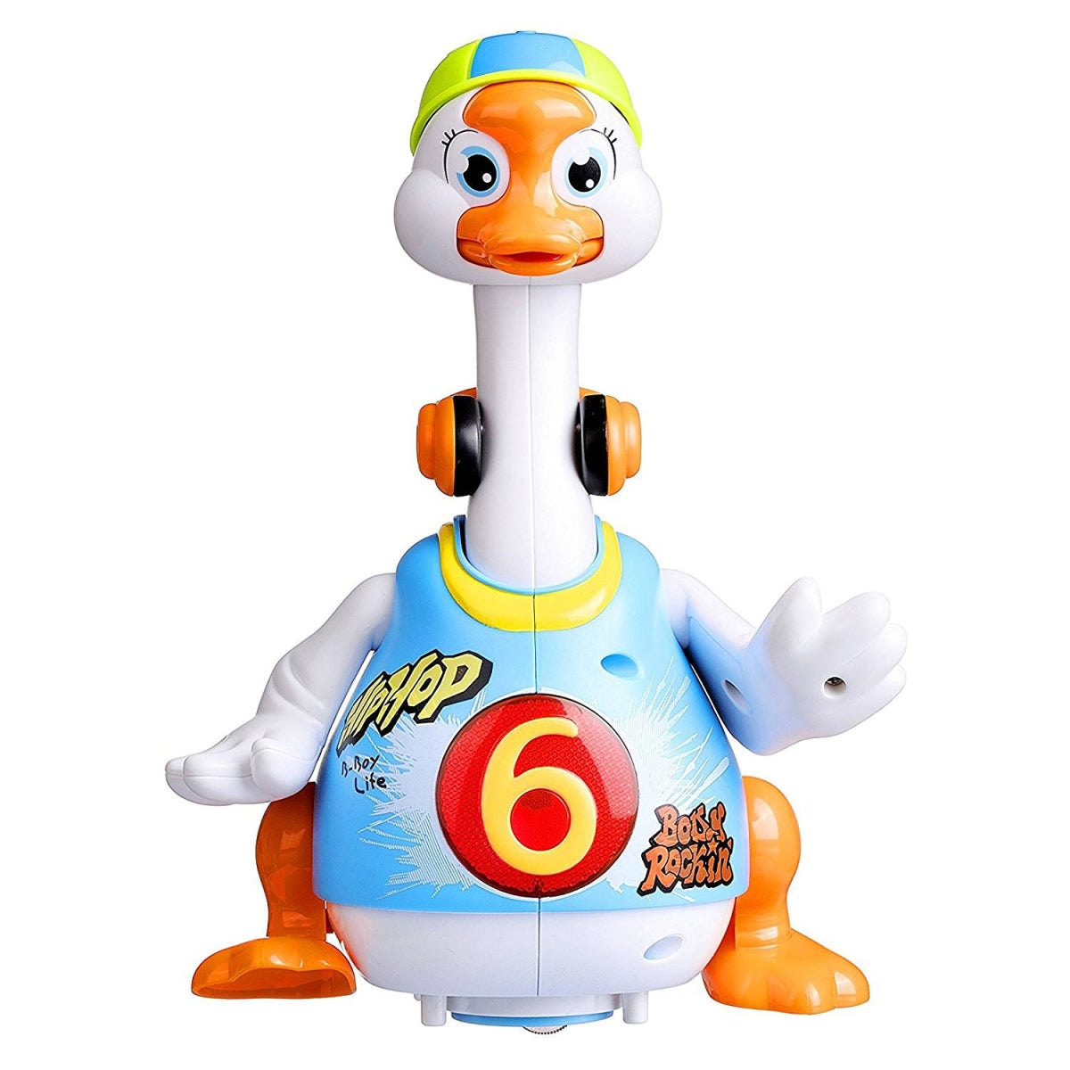 Blue Dancing Hip Hop Goose Development Musical Fun Toy&