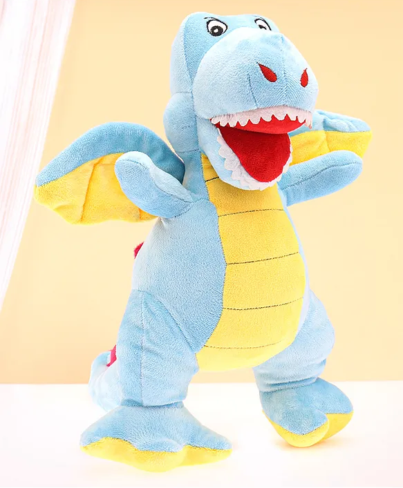 Zoe Dinosaur Soft Toy Blue