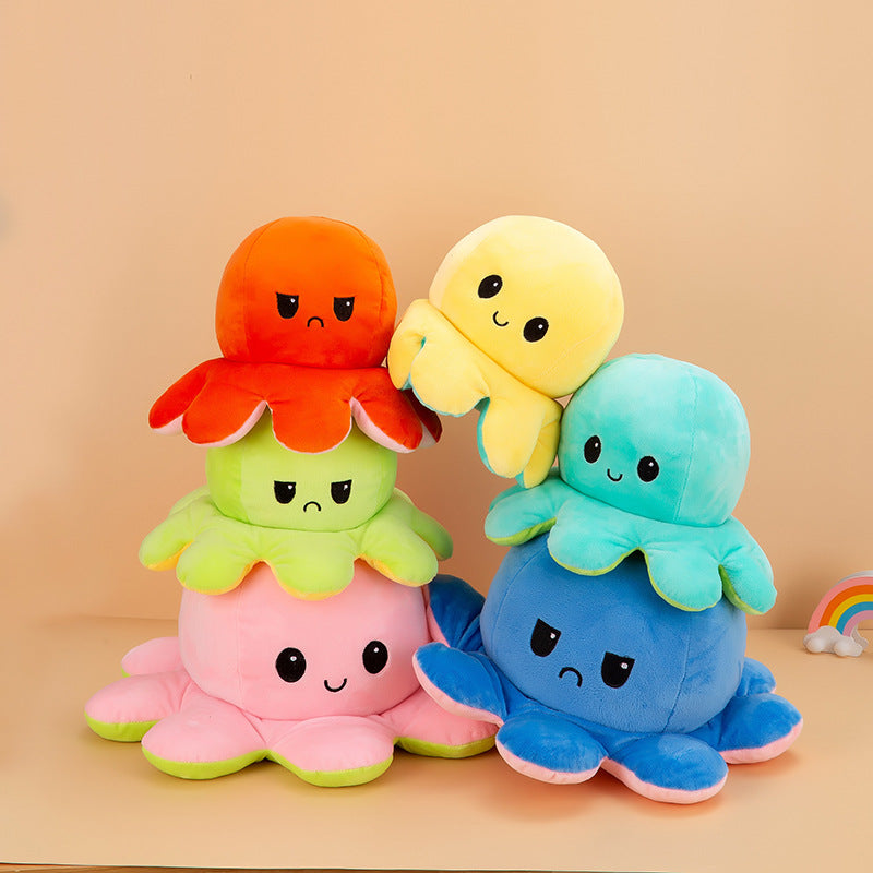 Reversible Flip Giant Octopus Stuffed Plush Doll Gift Toys