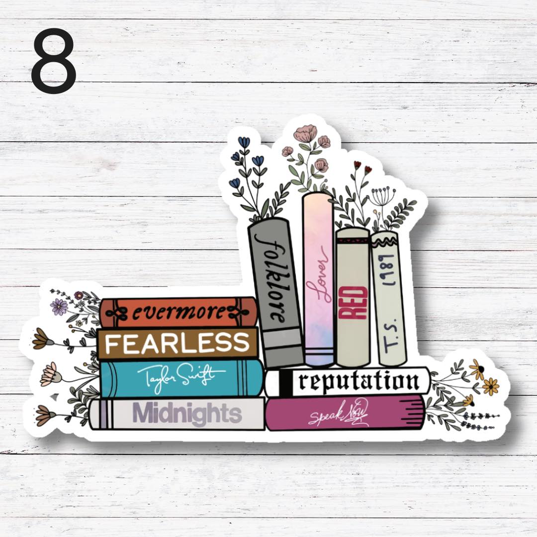 Book 8- Taylor Swift Books Stickers/Magnet