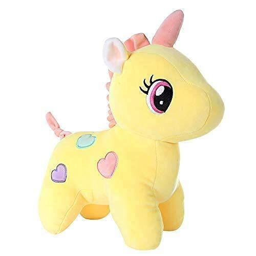 Yellow Unicorn Plush Soft Toy For Babies, Boys & Girls